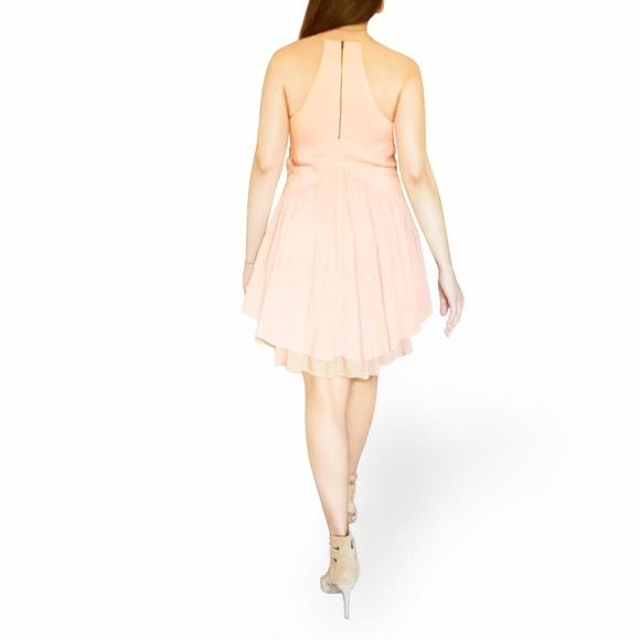 ROMEO+JULIET COUTURE Cutaway Swing Peach Dress - Picture 10 of 14